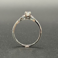 Ladies 10ct White Gold Diamond Engagement Ring