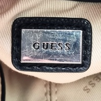 Guess Erica Triple Compartment Shoulder Bag Black Crossbody Strap