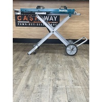 Makita Folding Miter Saw Stand Jobsite Trolley Wheels 100kg Capacity