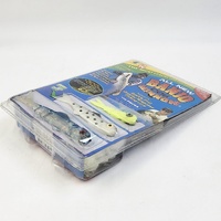 Banjo Minnow 006 Fishing Lure Set 110 Pieces Soft Plastic Baits Kit for Bass Freshwater & Saltwater Fishing