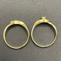 Ladies 18ct Yellow Gold Diamond Bridal Ring Set