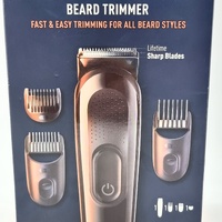 King C. Gillette Beard Trimmer with 3 Interchangeable Combs