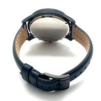 Fossil Grant FS5061 Chronograph Blue Dial Leather Mens Watch 44mm