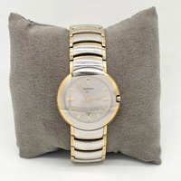 Rado DiaStar 129.0533.3 Two Tone Gold Swiss Quartz Unisex Watch Date