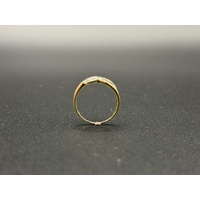 Ladies 9ct Yellow Gold Diamond Ring