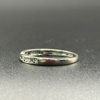 Ladies 9ct White Gold Diamond Band Ring