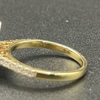 Ladies 9ct Yellow Gold Diamond Cluster Ring