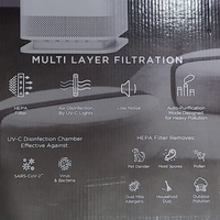 Philips UVCA210 UV-C Air Disinfection Unit Purifier 380m³/hr CADR - Covers 55m²