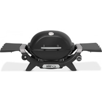 Weber Baby Q Premium 1200N BBQ LPG Midnight Black Compact Portable Grill