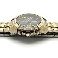 Seiko Le Grand Sport Solar Chronograph V172-0AN0 Black Gold Tone Watch