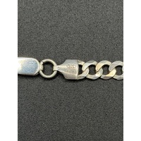 Unisex 925 Sterling Silver Curb Link Necklace