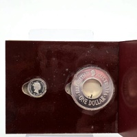 1988 Perth Mint The Holey Dollar and The Dump Silver Commemorative 2 Coin Set
