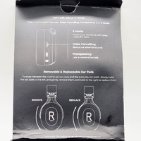 BlueAnt PumpX Gym ANC Over-Ear Bluetooth Headphones Black Silver