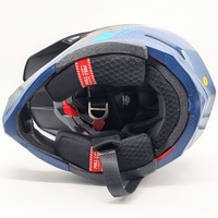 Bell Moto‑10 Spherical Strike Gloss Blue Motocross Helmet Size M