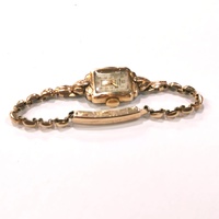 Cyma Vintage Ladies Watch 9ct Rolled Gold Handley Manual Wind
