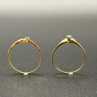 Ladies 18ct Yellow Gold Diamond Bridal Ring Set