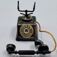 Vintage Rotary Telephone Metal Pencil Sharpener Antique Desk Collectible Office Decor