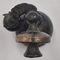 Antique Metal Candlestick Telephone Pencil Sharpener Vintage Retro Desk Collectible