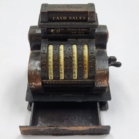 Antique National Cash Register Metal Pencil Sharpener Vintage Desk Collectible