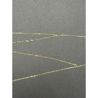 Ladies 18ct Yellow Gold Cable Link & Clover Pendant Necklace