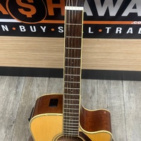 Yamaha FGX720SC 6 String Solid Top Acoustic Electric Guitar with Hard Case