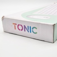 Tonic Silent Wireless Keyboard and Mouse Combo White USB 2.4GHz