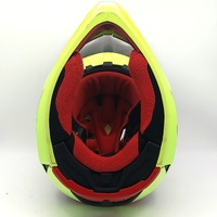 Fox Racing Neon V4 Motocross Riding Helmet with Spare Visor
