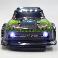 1/28 RC Drift Racing Car Green Black Remote USB Charger 