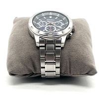 Seiko 4T53-00C8 Men's Chronograph Blue Dial Stainless Steel Watch