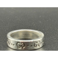 Unisex 925 Sterling Silver Gucci Ghost Collection Ring