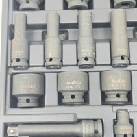 AuzGrip A84617 34pc 6 Point 1/2 Inch Drive Impact Socket Set Deep and Standard
