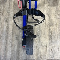 Clicgear Model 3.5+ Blue Foldable 3 Wheel Golf Push Cart Buggy