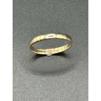 Unisex 9ct Yellow Gold Plain Wedding Band Ring