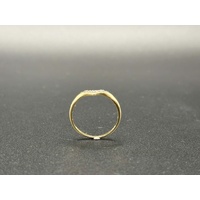 Ladies 9ct Yellow Gold Diamond Ring