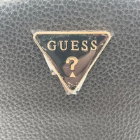 GUESS Griffin Mini Crossbody Bag Black Dome Dome Chain Strap PA337170