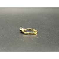 Ladies 18ct Yellow gold Blue Sapphire Ring
