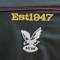 2017 Manly Warringah Sea Eagles NRL Players Polo Shirt ISC Black Small