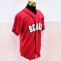 Home Run Bears Baseball Team Jersey Red #24 Strikers Norths Australia