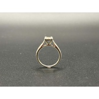 Ladies 9ct White Gold Diamond Cluster Ring