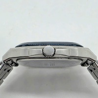 Chisel Mens Quartz Watch Stainless Steel Roman Numeral Black Dial 5829298