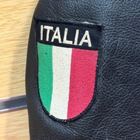 Aprilia Racing Italia Men's Leather Motorcycle Riding Jacket Black Red XL