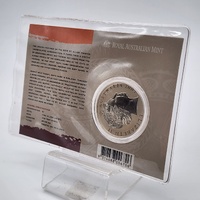 2003 Royal Australian Mint $1 Frosted Uncirculated Silver Kangaroo Coin