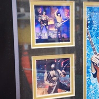 Limited Edition KISS Framed Photo Memorabilia Collage 72 of 500 58cm x 48cm