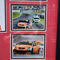 Craig Lowndes Signed Framed Photo Limited Edition 194 of 500 V8 Supercars