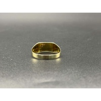 Mens 9ct Yellow Gold Diamond Signet Ring