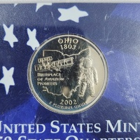 United States Mint 2002 50 State Quarters Proof Set w/ Certificate U.S. Coins