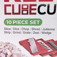 Kleva Cube Cutter 10 Piece Set Mandoline Slicer Dicer Chopper Grater