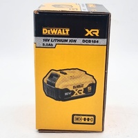 DeWALT DCB184‑XJ 18V XR 5.0Ah Lithium-Ion Cordless Battery Pack