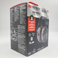 3M Pro-Protect Electronic Hearing Protection Earmuffs Bluetooth Active Communication 25dB NRR