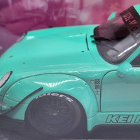 Jada Pink Slips 1:18 RWB 993 Porsche 911 Kei Kishi Turquoise Diecast Car